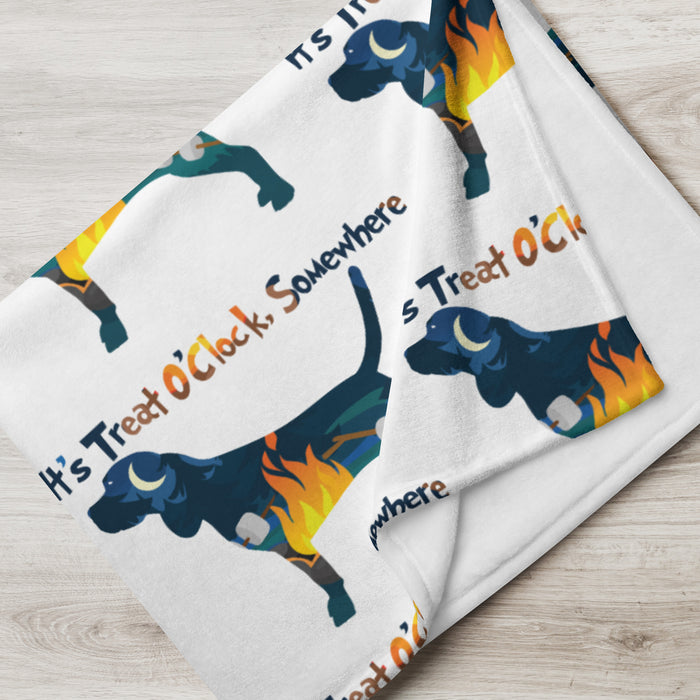 Treat O'Clock Throw Blanket