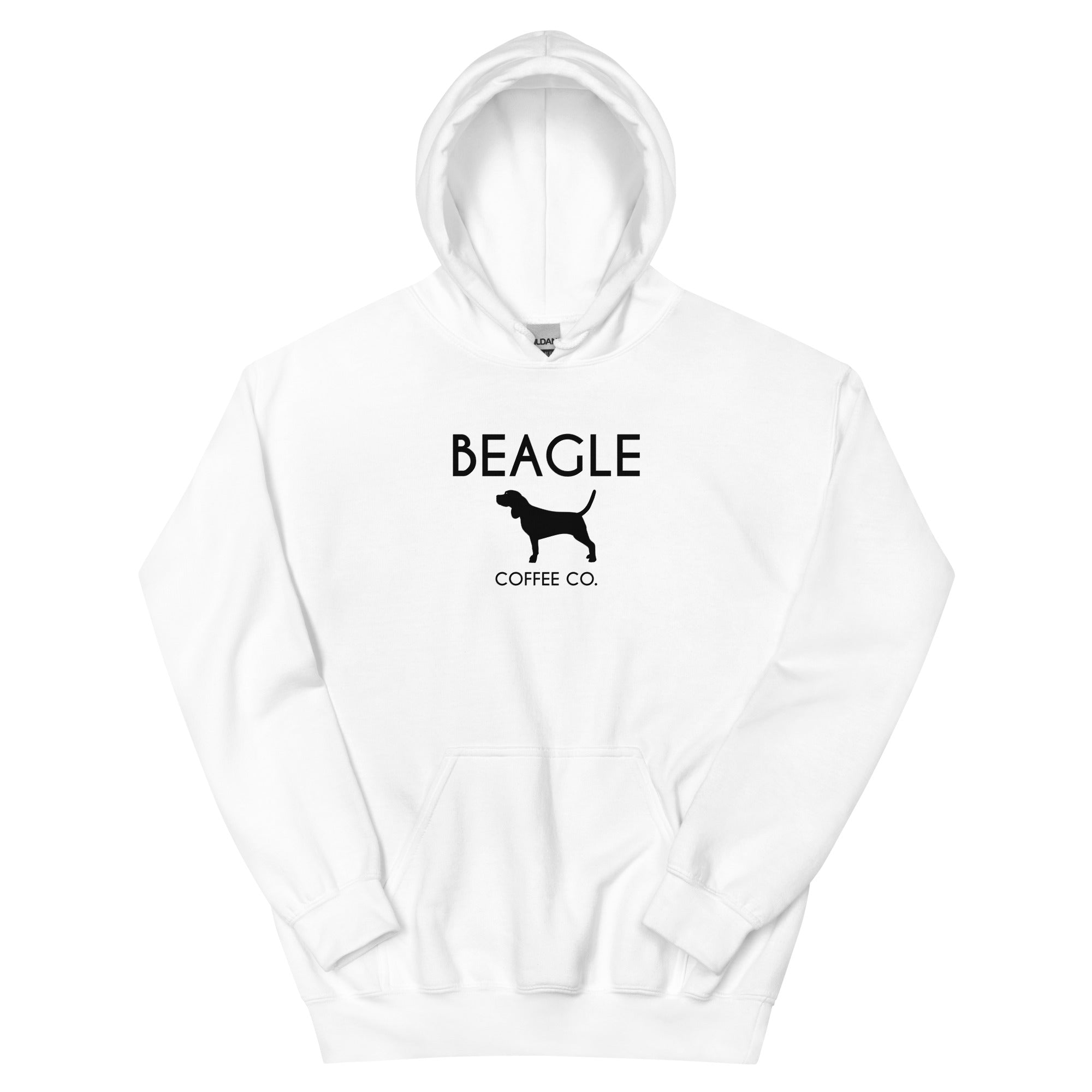 ★HOODHOOD★ beagle logo hood black Beagle Hoodie - Premium Unisex Embroidered Dog Sweatshirt